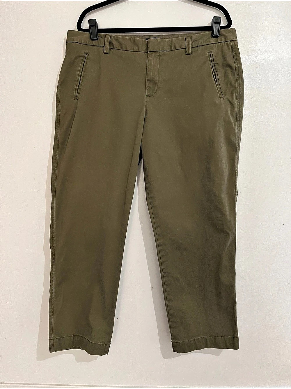 Gap Women's Straight Leg Pants Green Size 16